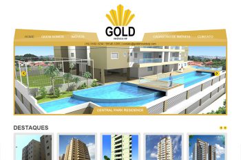 Desenvolvimento de site para Gold Imóveis RP