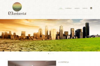 Site da E3 Ambiental