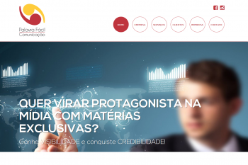 Site da Palavra Fácil Comunicação